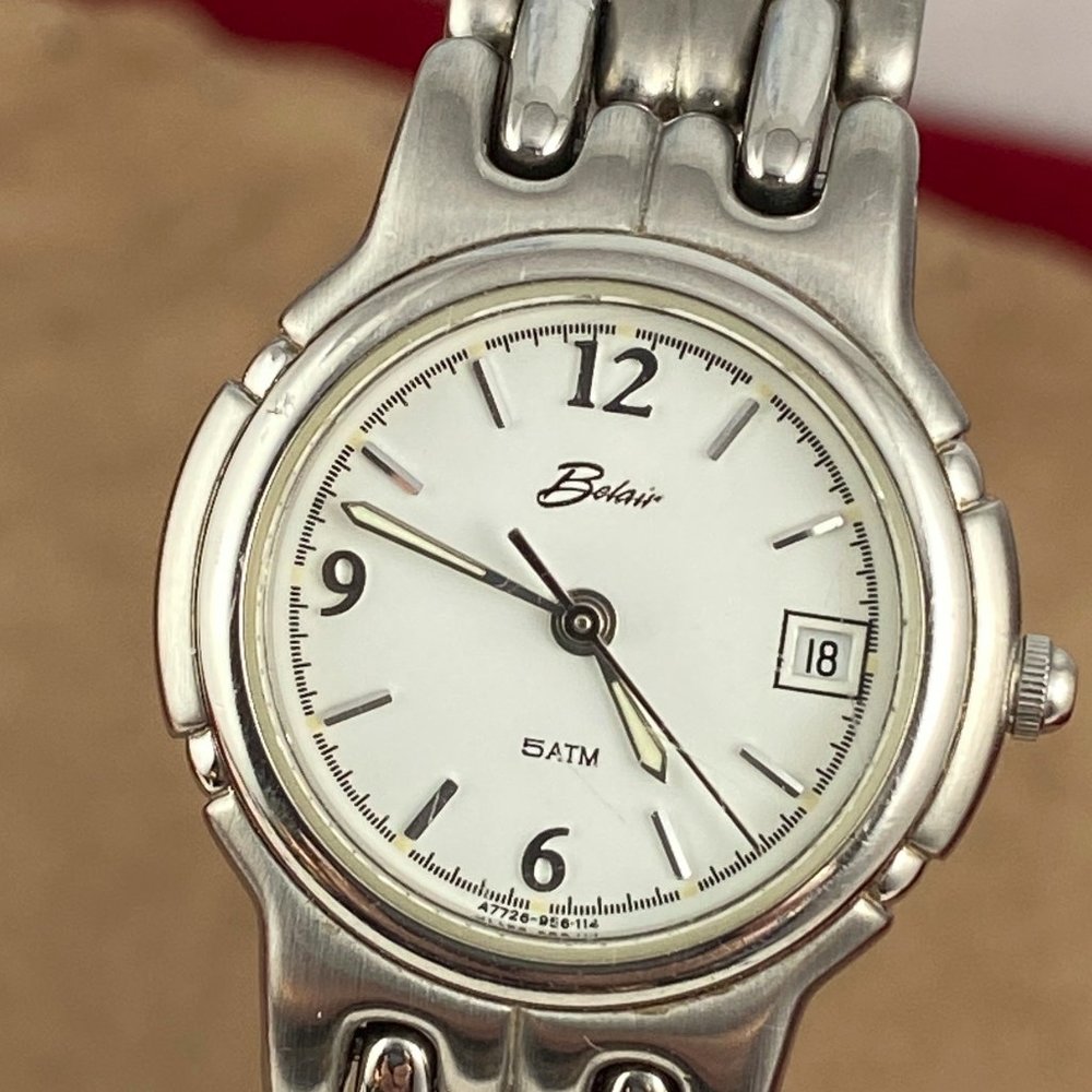 Vintage Belair American Stainless Steel Watch